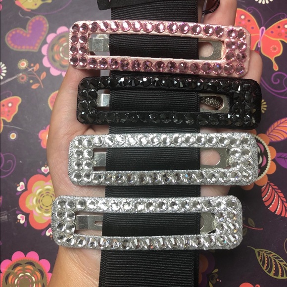 Stunning Rhinestone Hair Clips